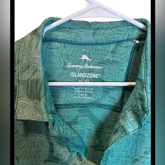 Set Of 2 Tommy Bahama IslandZone Palm Coast Isles Short Sleeve Shirts Size XL - Picture 3 of 9